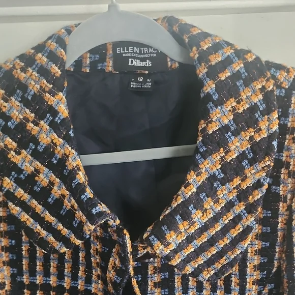 Ellen Tracy For Dillards Women's Tweed Blazer - Picture 8 of 12